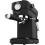 Cecotec Cafetera Express Cafelizzia 790 Steel para Espressos y Cappuccinos. 1350 W, Brazo portafiltros con Doble Salida y Dos