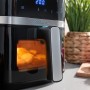 Cecotec Freidora de Aire sin Aceite de 5 L con Ventana Air Fryer Cecofry Antique 5000 Window. 1500 W, Digital, Área de Cocinado