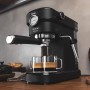 Cecotec Cafetera Express Cafelizzia 790 Steel para Espressos y Cappuccinos. 1350 W, Brazo portafiltros con Doble Salida y Dos