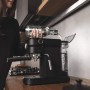 Cecotec Cafetera Express Cafelizzia 790 Steel para Espressos y Cappuccinos. 1350 W, Brazo portafiltros con Doble Salida y Dos