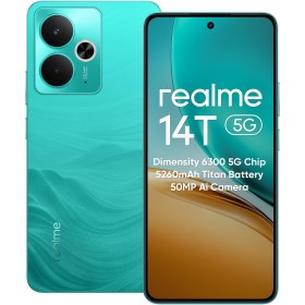 realme 14T 5G Smartphone 8+256GB,Chipset Dimensity 6300 5G,6.67'' 120Hz Pantalla AMOLED,Cámara de 50MP Ai, IP69 5260mAh Batería