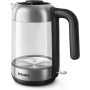 Philips Hervidor de Agua - 1.7L, Tapa con Resorte, Indicador Luminoso, Acero Inox, Base con Giro (HD9350/90)