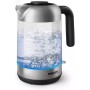 Philips Hervidor de Agua - 1.7L, Tapa con Resorte, Indicador Luminoso, Acero Inox, Base con Giro (HD9350/90)