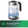 Philips Hervidor de Agua - 1.7L, Tapa con Resorte, Indicador Luminoso, Acero Inox, Base con Giro (HD9350/90)