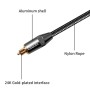 Oluote Cable de Audio óptico , Cable Toslink, Carcasa de Aluminio, Cable óptico Digital con Conector Chapado en Oro Para Barra