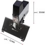 Grapadora rápida manual eléctrica Grapadora de libros de 2 a 30 hojas con pedal, rápida 106 Actualización Grapadora de caballete