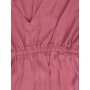 CUPSHE Vestido, Cuello en V, Cintura elástica, Juego de Tapa de Manga Corta, Vestido de Longitud Media. para Mujer