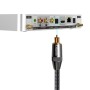 Oluote Cable de Audio óptico , Cable Toslink, Carcasa de Aluminio, Cable óptico Digital con Conector Chapado en Oro Para Barra