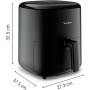 Moulinex Easy Fry Max 5L – Freidora aire para cocinar en poco tiempo, ahorro energético hasta 70%, panel control intuitivo, 10