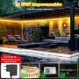 TENDIST 20M Tira LED Exterior Impermeable IP67, Luces Blancas Exterior 3000K-6500K, 24V Tiras de LED Adhesivas Impermeable, Fita