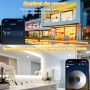 TENDIST 20M Tira LED Exterior Impermeable IP67, Luces Blancas Exterior 3000K-6500K, 24V Tiras de LED Adhesivas Impermeable, Fita