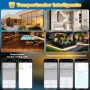 TENDIST 20M Tira LED Exterior Impermeable IP67, Luces Blancas Exterior 3000K-6500K, 24V Tiras de LED Adhesivas Impermeable, Fita