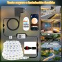 TENDIST 20M Tira LED Exterior Impermeable IP67, Luces Blancas Exterior 3000K-6500K, 24V Tiras de LED Adhesivas Impermeable, Fita