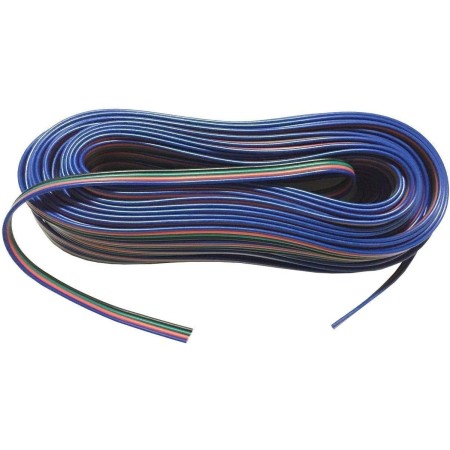 LitaElek 20m 22AWG Cable Alargador Tira LED RGB LED Strip Extension Cable 4 Pines Cable Extensión Cinta LED Cable Conexión
