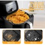 2pcs 19CM Molde Silicona Freidora de Aire, Accesorios Freidoras de Aire para Philips 4.2L Airfryer Série 2000 NA229/00,