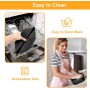2pcs 19CM Molde Silicona Freidora de Aire, Accesorios Freidoras de Aire para Philips 4.2L Airfryer Série 2000 NA229/00,