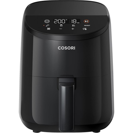 Cosori Freidora de Aire 2L, Air Fryer Compacta con Pantalla Táctil Intuitiva, 900W, 30 Recetas en Línea, Freidora sin Aceite
