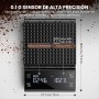 BKXCHA Báscula de Café Digital con Temporizador, Recargable Báscula de Espresso de Precisión 5 kg/0,1 g, con Pantalla LCD y