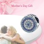 Annmors Colgante de corazón S925 de plata de ley 5A con circonitas para pulseras europeas, regalo para hombre y mujer