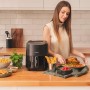 Cecotec Freidora de Aire sin Aceite de 4 L con Ventana Cecofry Fantastik Window 4000. Air Fryer. 1400 W, 9 Menús, Control