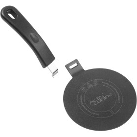 ACTIV CUISINE Adaptador de inducción de disco placa de 14 cm de difusión de calor de acero inoxidable, difusor de inducción Moka