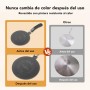 ACTIV CUISINE Adaptador de inducción de disco placa de 14 cm de difusión de calor de acero inoxidable, difusor de inducción Moka