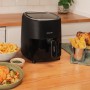 Cecotec Freidora de Aire sin Aceite de 4 L con Ventana Cecofry Fantastik Window 4000. Air Fryer. 1400 W, 9 Menús, Control