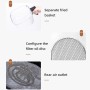 Freidora de aire caliente 5L, 1300W Freidora de aire con ventana de visión de 360°, control de tiempo y tempertura, pantalla