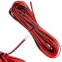 D-Orange 22 AWG 10 Metros Cable Eléctrico Alambre de Cobre Estañado Resistencia a Altas Temperaturas Negro y Rojo para Conductor