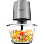 Cecotec Picadora ChopBeat 2000 Vindaloo Glass, 500W de Potencia, Pica, Trocea y Corta, Cuchilla de 4 Hojas de Acero Inoxidable,