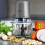 Cecotec Picadora ChopBeat 2000 Vindaloo Glass, 500W de Potencia, Pica, Trocea y Corta, Cuchilla de 4 Hojas de Acero Inoxidable,