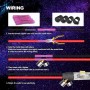 CARLITS 15m 2x0.81mm² 18AWG de Extensión Cable de Alambre 50FT Cobre Puro Estañado Calibre 18 2 Pines Eléctrico de Conexión 12V