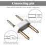 KSIBNW Cable de Alimentación LED de 1,5 m Con Botón de Interruptor, para Tiras LED de Neón de 220-240V, Incluye Tapa de Extremo