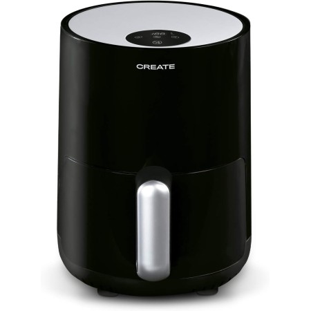 CREATE/AIR FRYER MIST/Freidora sin aceite 4.2 L con vaporizador de agua negro/Capacidad 5-6 raciones, 6 programas, bandeja de