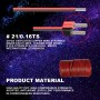 CARLITS Cable LED de Calibre 20, 20M Negro y Rojo, 20 AWG, Compatible con Tiras LED 3528, 5050, 2835