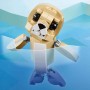 LEGO Creator 3 en 1 Fauna Salvaje: Flamenco Rosa Transformable en Cacatúa o Ajolote de Juguete, Juego con Figuras Articuladas de