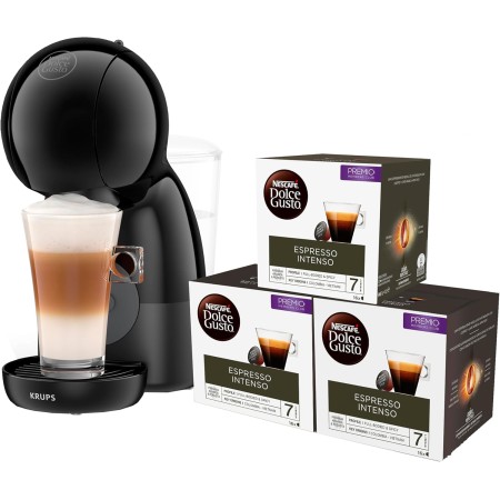 Krups Nescafé Dolce Gusto Piccolo XS - Cafetera cápsulas, 15 bares de presión, 1500 W potencia, depósito de 0.8 L, monodosis
