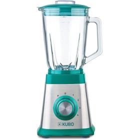 Batidora de Vaso - Jarra de Cristal - Potencia 1000W - 4 velocidades - 6 Cuchillas de Acero Inoxidable - Capacidad: 1.5 lt -