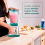 Batidora de Vaso - Jarra de Cristal - Potencia 1000W - 4 velocidades - 6 Cuchillas de Acero Inoxidable - Capacidad: 1.5 lt -