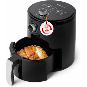 Z SwissHome PETIT - Freidora de aire caliente 2.5L 1200W - Temperatura 80-200°C - Temporizador 30 min - Cesta extraíble -