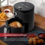 Z SwissHome PETIT - Freidora de aire caliente 2.5L 1200W - Temperatura 80-200°C - Temporizador 30 min - Cesta extraíble -