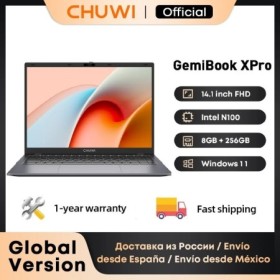 CHUWI GemiBook XPro Intel N100 Laptop 8GB RAM 256GB SSD Pantalla UHD d