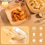 edihome, Papel Freidora Aire, Air Fryer, 100 Unidades, 20-24 cm, BPA Free, Desechable, para Horno, Accesorios para Freidora sin