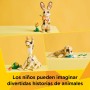 LEGO Creator 3 en 1 Fauna Salvaje: Flamenco Rosa Transformable en Cacatúa o Ajolote de Juguete, Juego con Figuras Articuladas de
