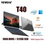 Ninkear-ordenador portátil T40 2 en 1, Tablet con pantalla táctil, Int
