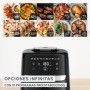 Moulinex Freidora de aire también grill 2 en 1, Easy Fry Grill, 6,5 L, 1830 W, 8 Programas Automáticos, 70% Ahorro Energético,
