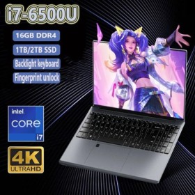 Ordenador portátil con Windows 11, Notebook con desbloqueo por huella 