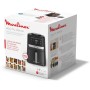 Moulinex Freidora de aire también grill 2 en 1, Easy Fry Grill, 6,5 L, 1830 W, 8 Programas Automáticos, 70% Ahorro Energético,