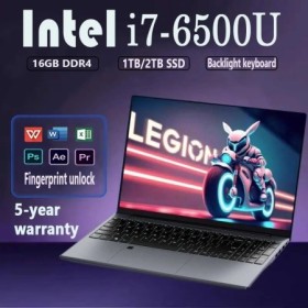 Ordenador portátil con Windows 11, Notebook con desbloqueo por huella 