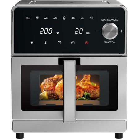iceagle Freidora de Aire XXL 8L – 2100W Air Fryer con Doble Resistencia Arriba y abajo | Freidora sin Aceite con Ventana, 8 en